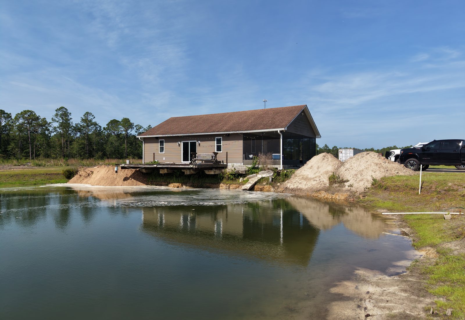 Shoreline stabilization and civil site work conditions in Southeast Georgia
