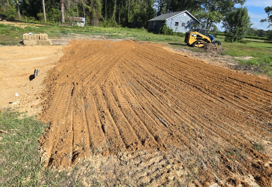 Excavation and grading work for Southeast Georgia site preparation